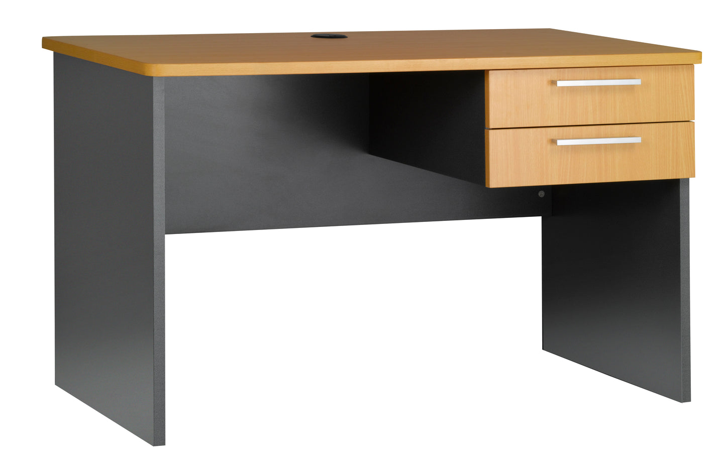 Straight Desks with Built in Drawers